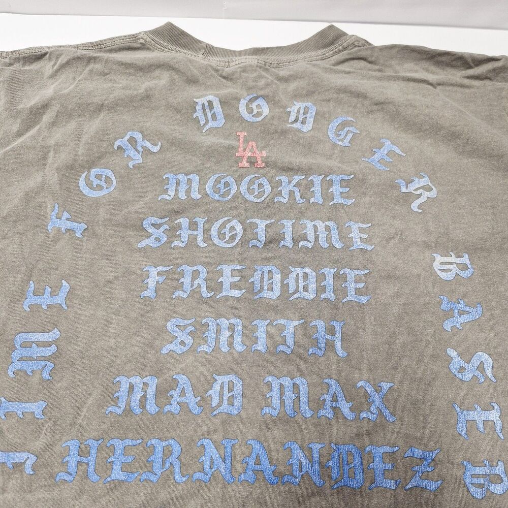Magnolia Park LA Dodgers Vintage Wash T-Shirt 3XL Oversized Roster Ohtani Mookie